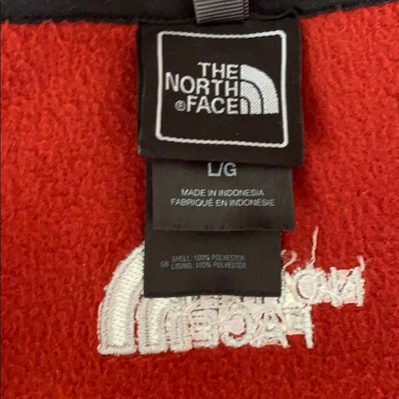 North Face Fleece Zip Up Large - Picture 4 of 4